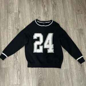 Black and white streetwear sweater #streetwear